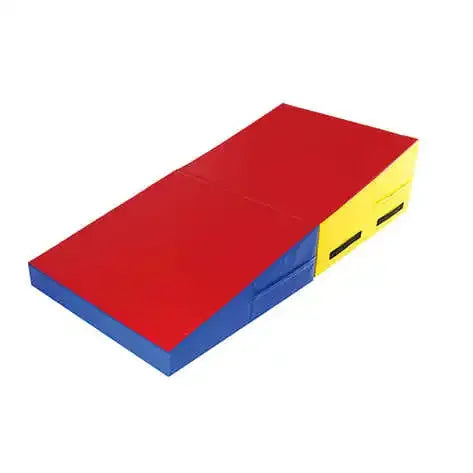 Folding Triangle Gymnastics Mat for Kids – Foam Incline Wedge for Rolls & Tumbling