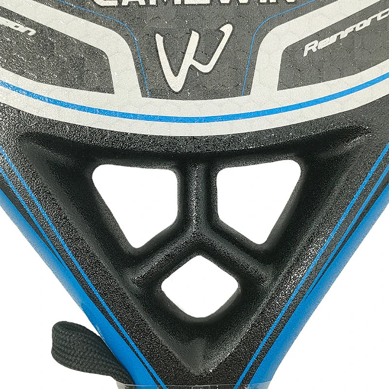 Pala de pádel de carbono 12K H-23 – Núcleo EVA, con funda y muñequeras