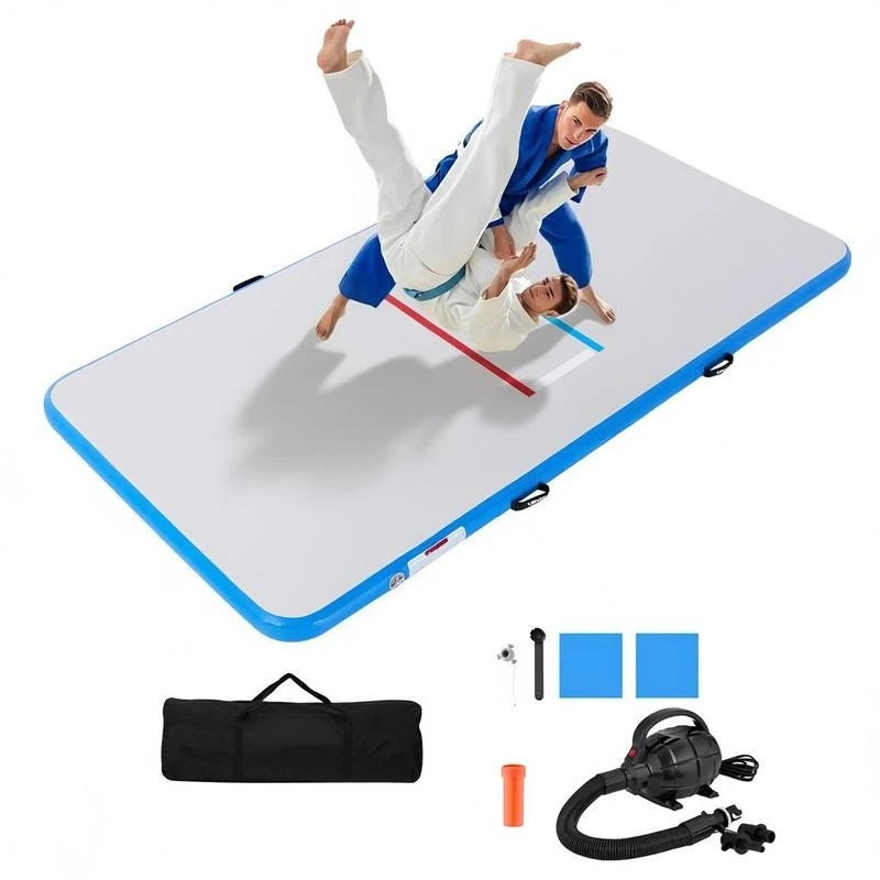 Inflatable training mat 3 x 1.5 m with electric pump – view 9