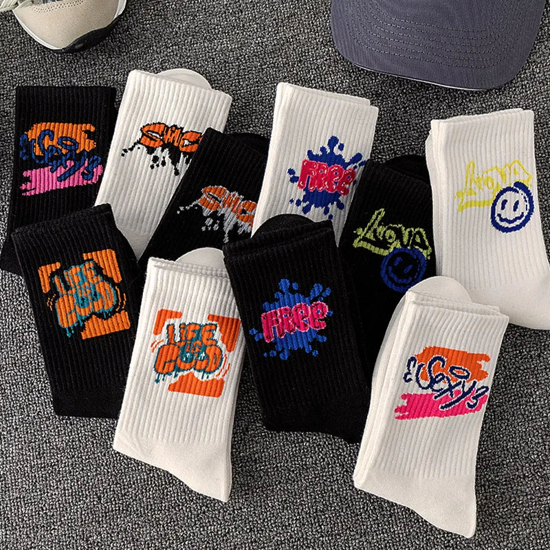 Urban Socks with Graffiti Style β Streetwear Attitude in Every Step