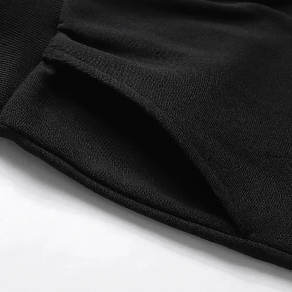 Pantalones holgados de algodón con estampado de anime de ONE PIECE - Estilo hip hop unisex