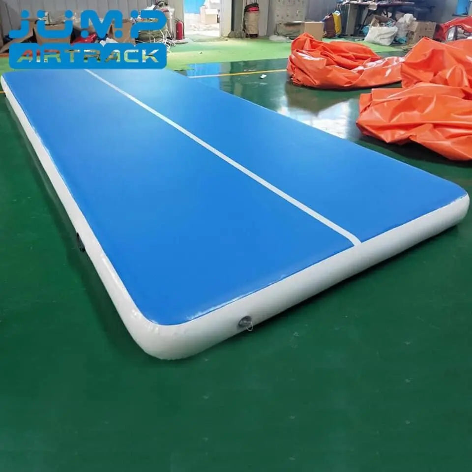 Inflatable Air Track Mat 8x2m 9x2m 10x2m for Gymnastics, Parkour, and Acrobatic Training | Electric Pump Included