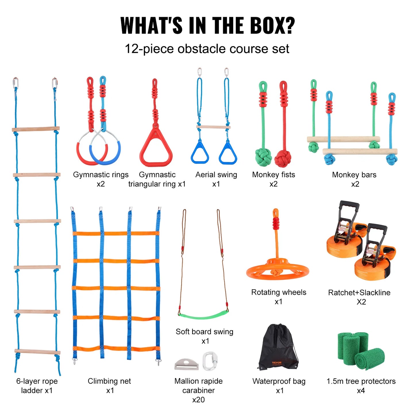 🏆 Ninja Warrior Obstacle Course – Adventure Course for Kids and Families