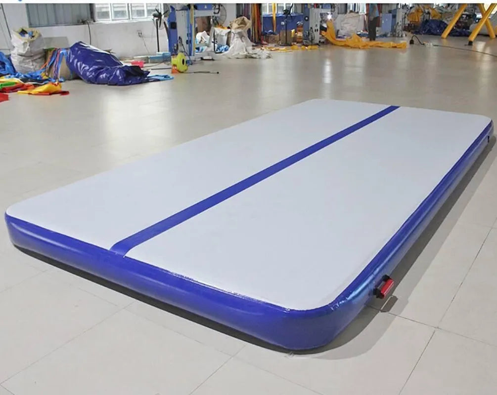 Inflatable Air Track Mat 8x2m 9x2m 10x2m for Gymnastics, Parkour, and Acrobatic Training | Electric Pump Included