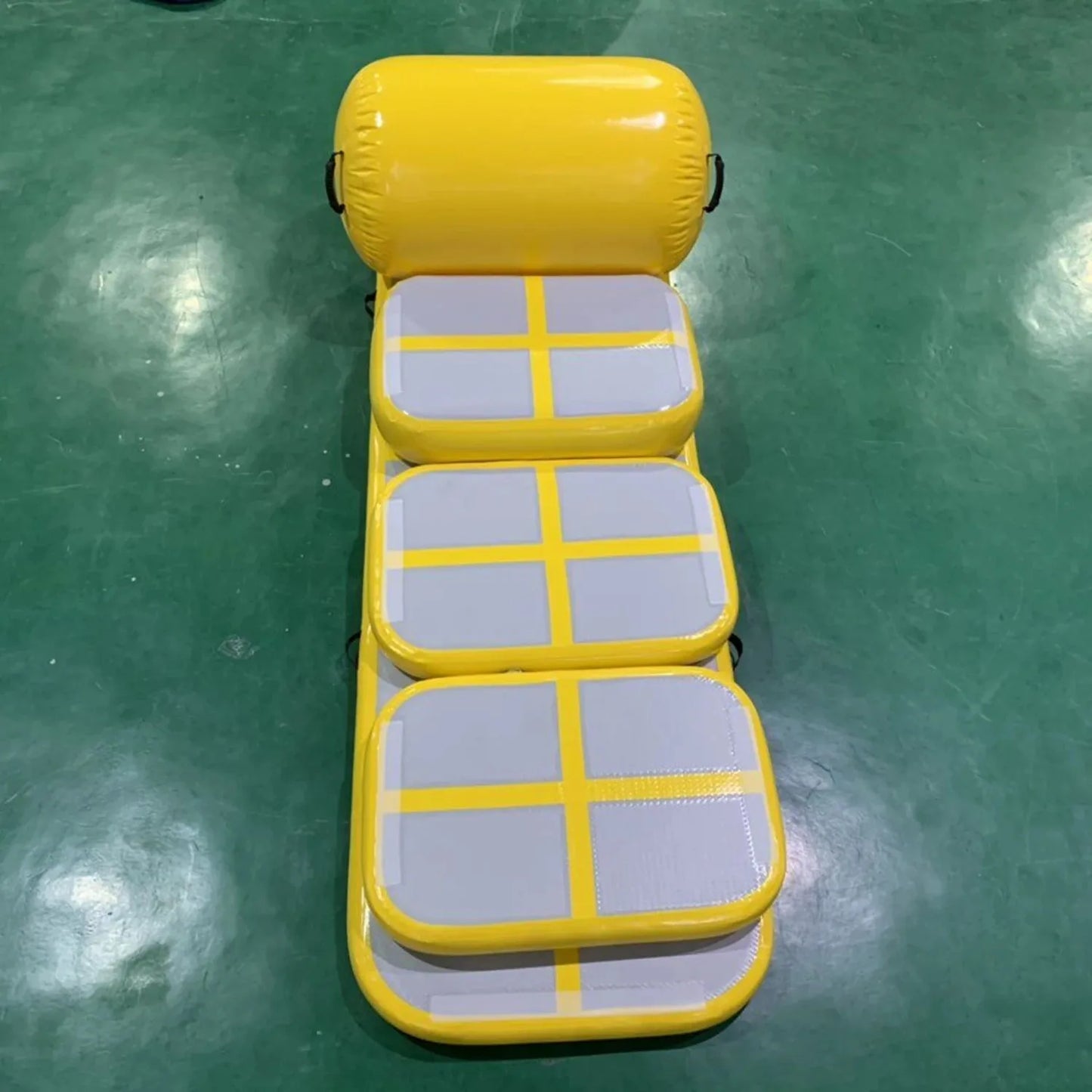 Set 6 Pieces Inflatable Air Track Gymnastic Mats with Pump