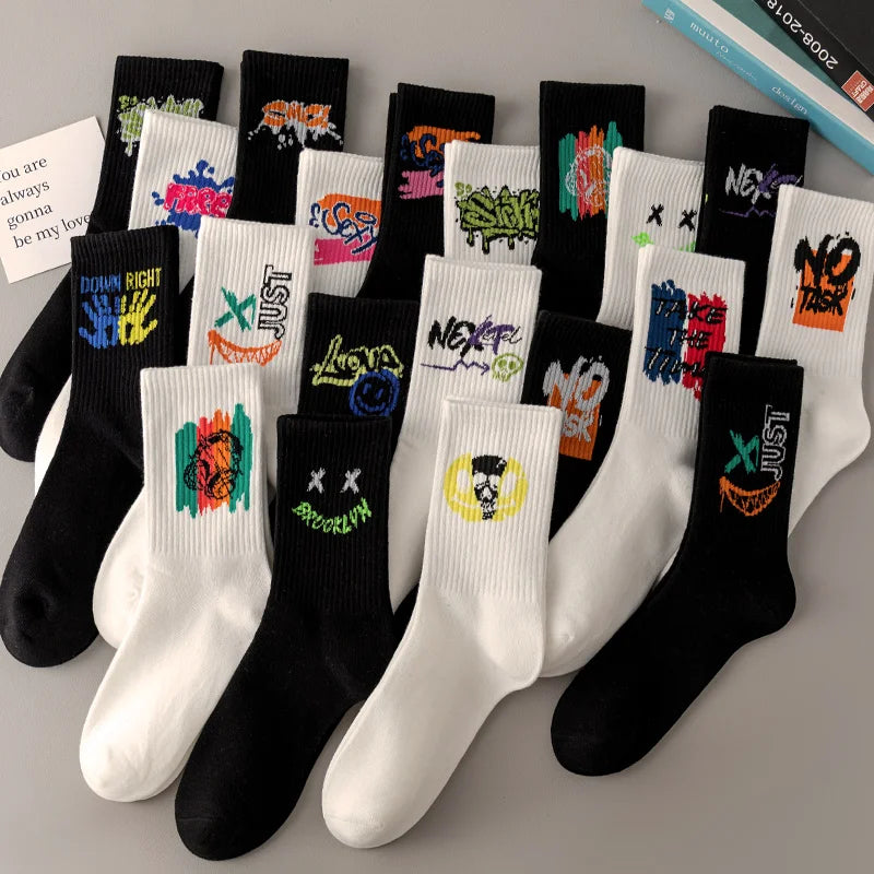 Urban Socks with Graffiti Style β Streetwear Attitude in Every Step