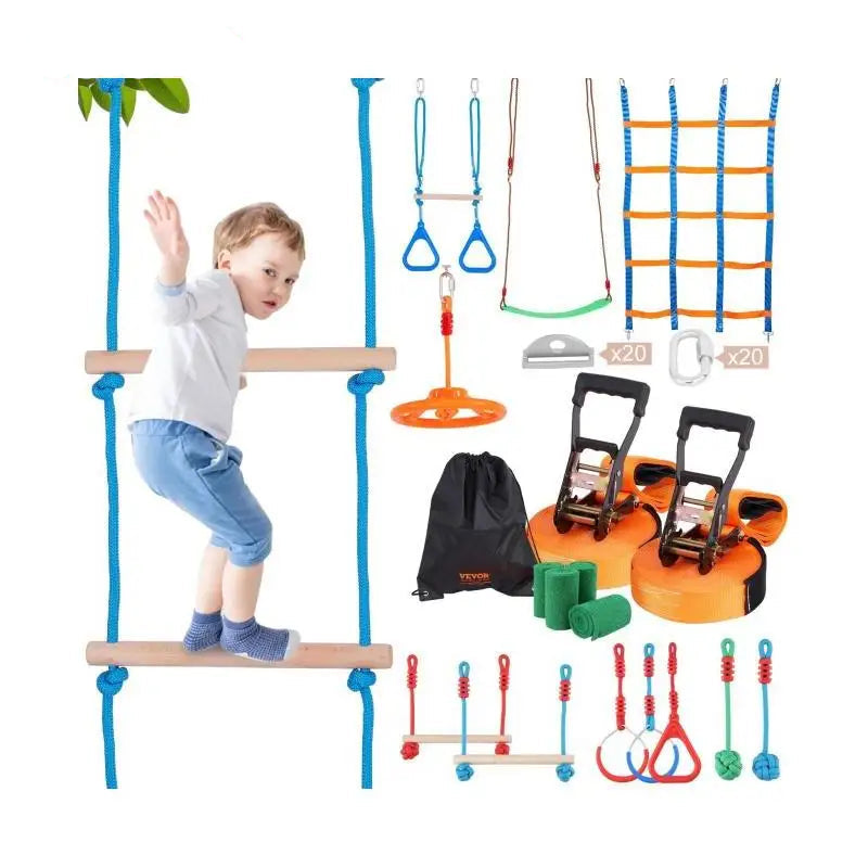 🏆 Ninja Warrior Obstacle Course – Adventure Course for Kids and Families
