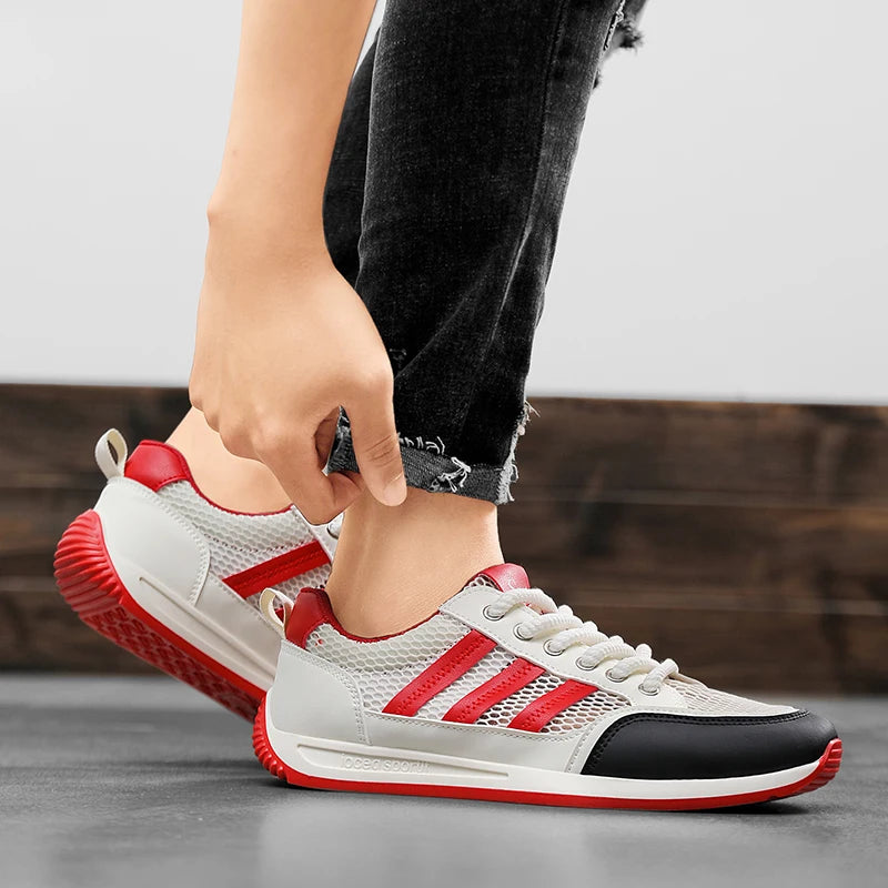 Men's Breathable Canvas Shoes – Forrest Gump Style | Ideal for Parkour, Running, and Casual Wear