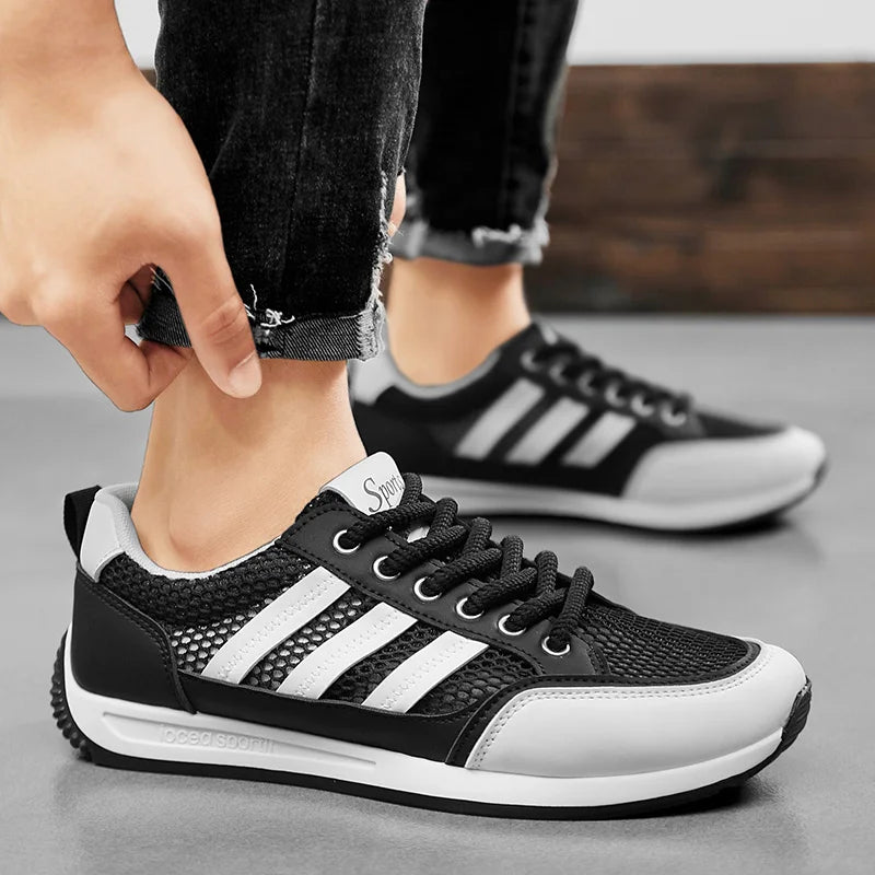 Men's Breathable Canvas Shoes – Forrest Gump Style | Ideal for Parkour, Running, and Casual Wear