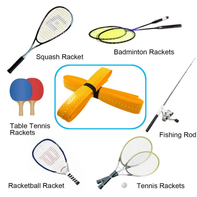 Anti-Slip Padel & Tennis Overgrips – 10-Pack