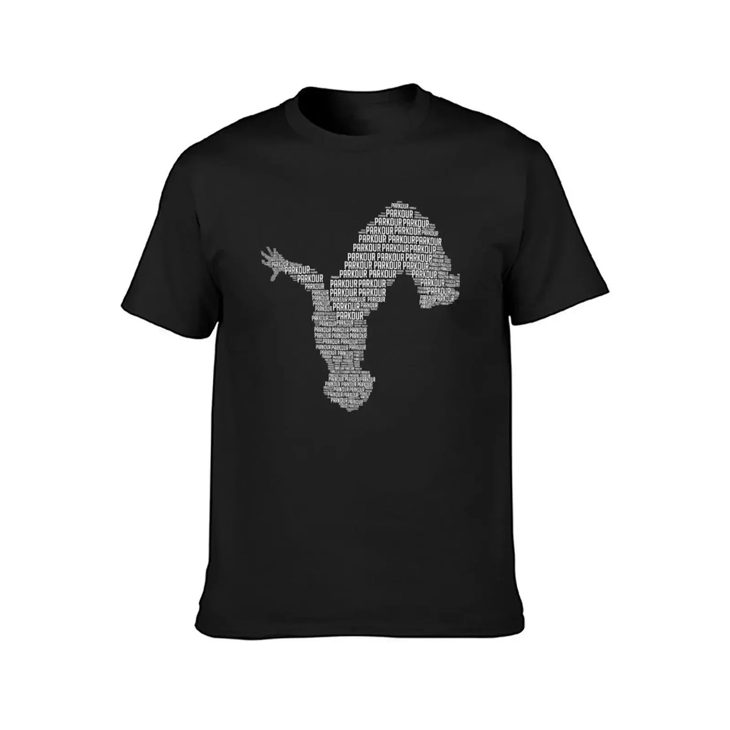 Parkour Oversized T-Shirt with Back Flip Silhouette
