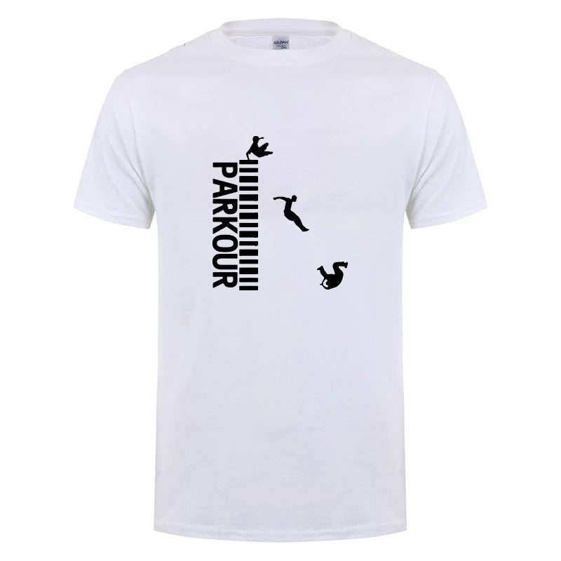 Camiseta de parkour para hombres, mujeres y niños: ropa informal