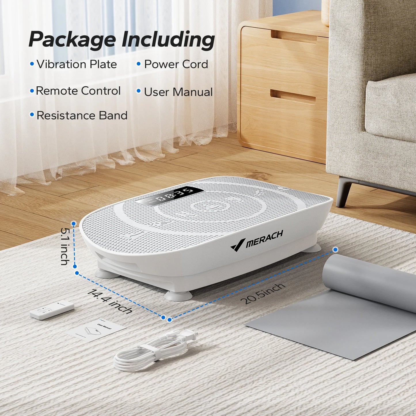 Fitness Vibration Platform with Bluetooth and Silicone Pedal | Full Body Exercise Machine for Women – Lymphatic Drainage and Weight Loss