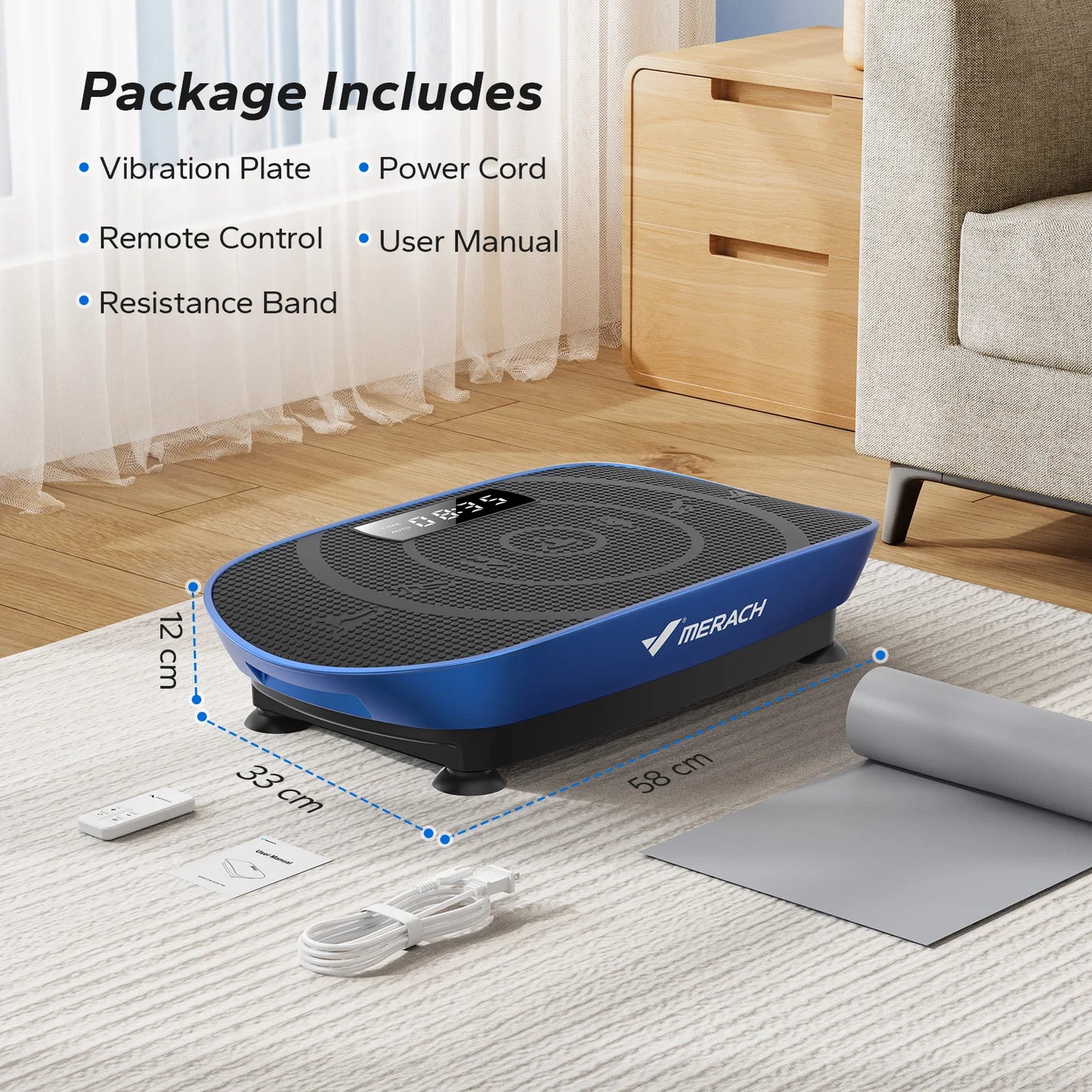 Fitness Vibration Platform with Bluetooth and Silicone Pedal | Full Body Exercise Machine for Women – Lymphatic Drainage and Weight Loss