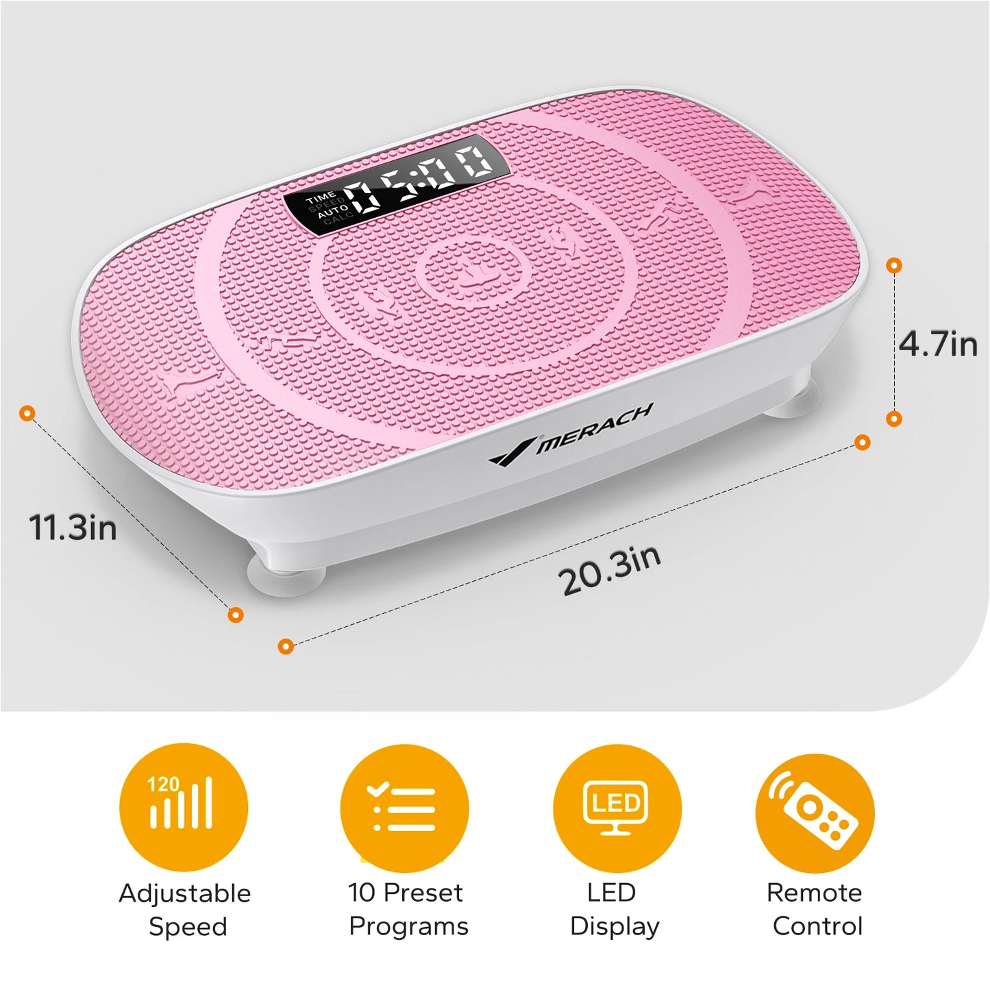 Fitness Vibration Platform with Bluetooth and Silicone Pedal | Full Body Exercise Machine for Women – Lymphatic Drainage and Weight Loss