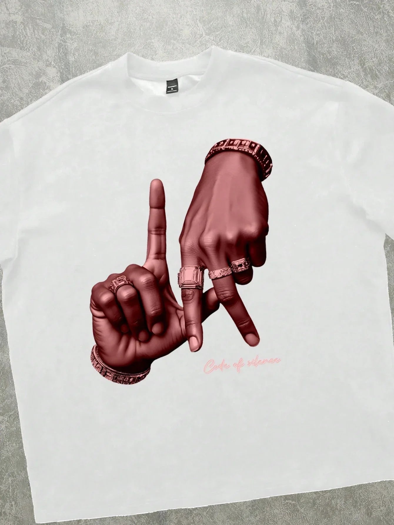 Los Angeles Hand Gesture” Urban T-Shirt – Street Style, 100% Cotton, and Summer Comfort