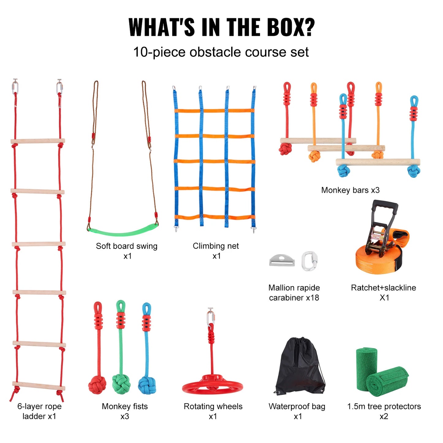 🏆 Ninja Warrior Obstacle Course – Adventure Course for Kids and Families