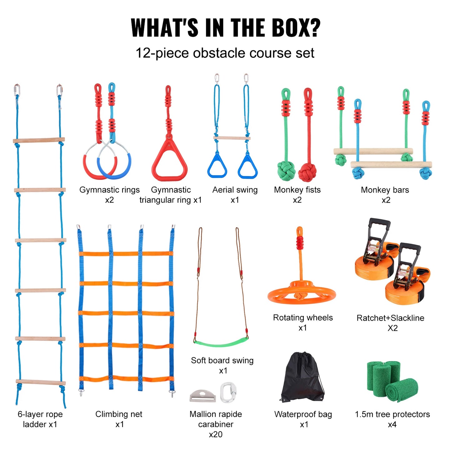 🏆 Ninja Warrior Obstacle Course – Adventure Course for Kids and Families