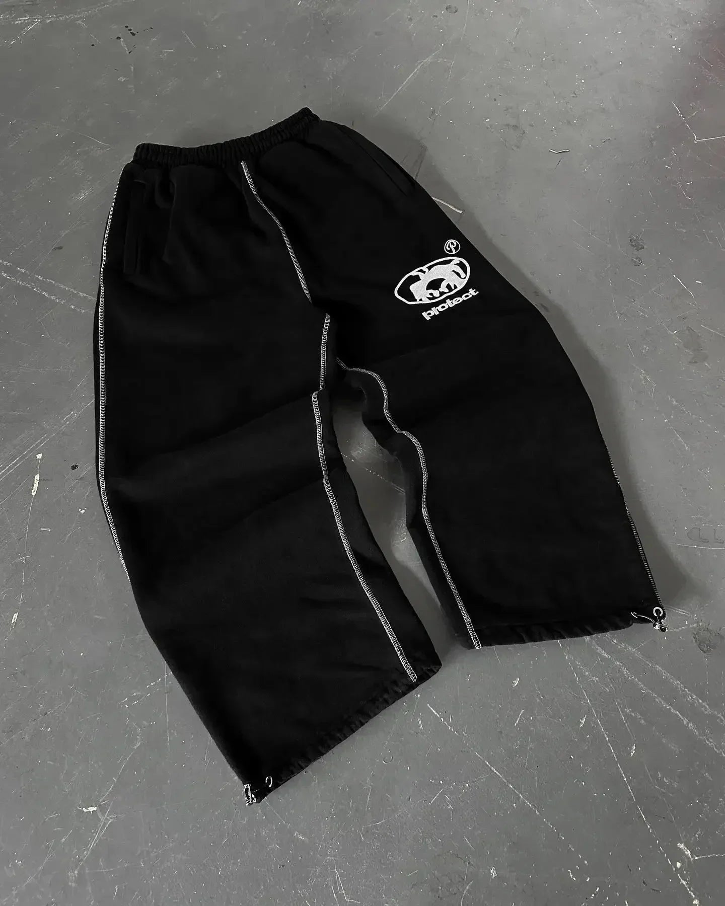 Y2K Retro Streetwear Fashion Casual Pants