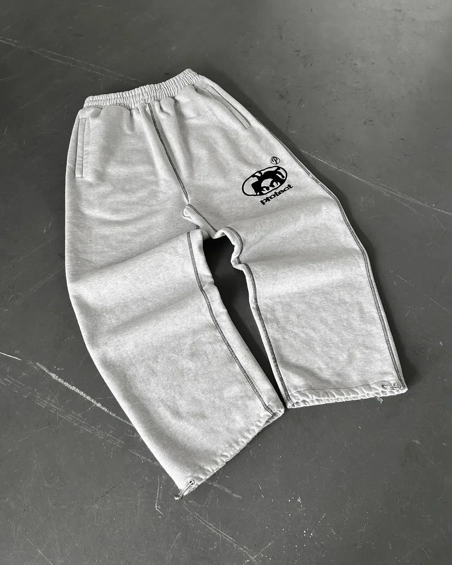 Y2K Retro Streetwear Fashion Casual Pants