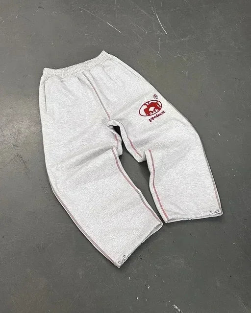 Premium Embroidered Sweatpants unisex – Y2K Style and All-Terrain Comfort