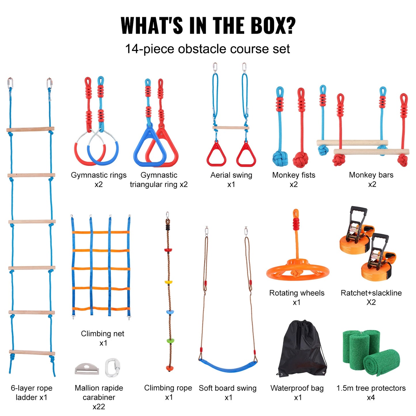 🏆 Ninja Warrior Obstacle Course – Adventure Course for Kids and Families