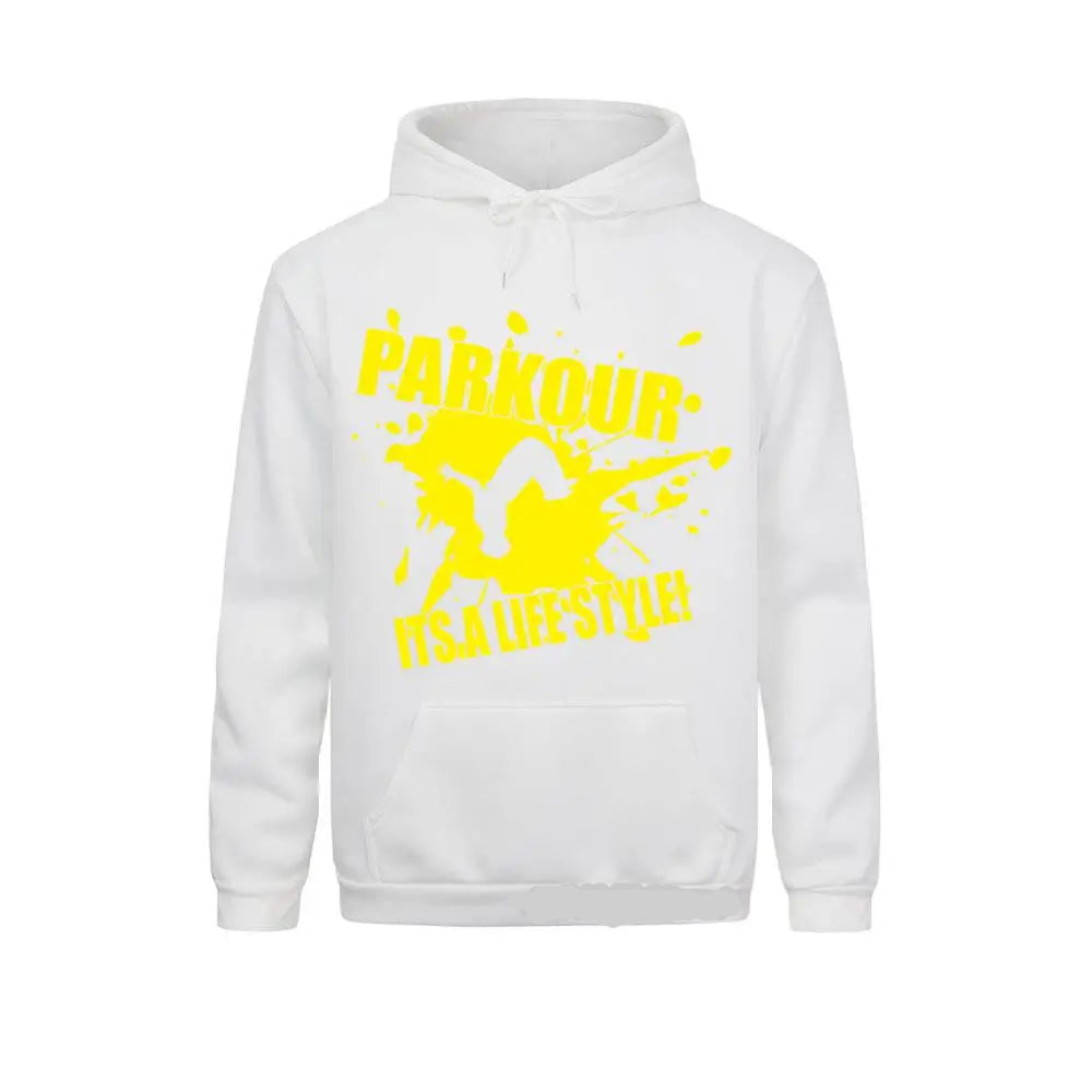 Oversized Parkour Hoodie with Pocket "PARKOUR - It's a Lifestyle"