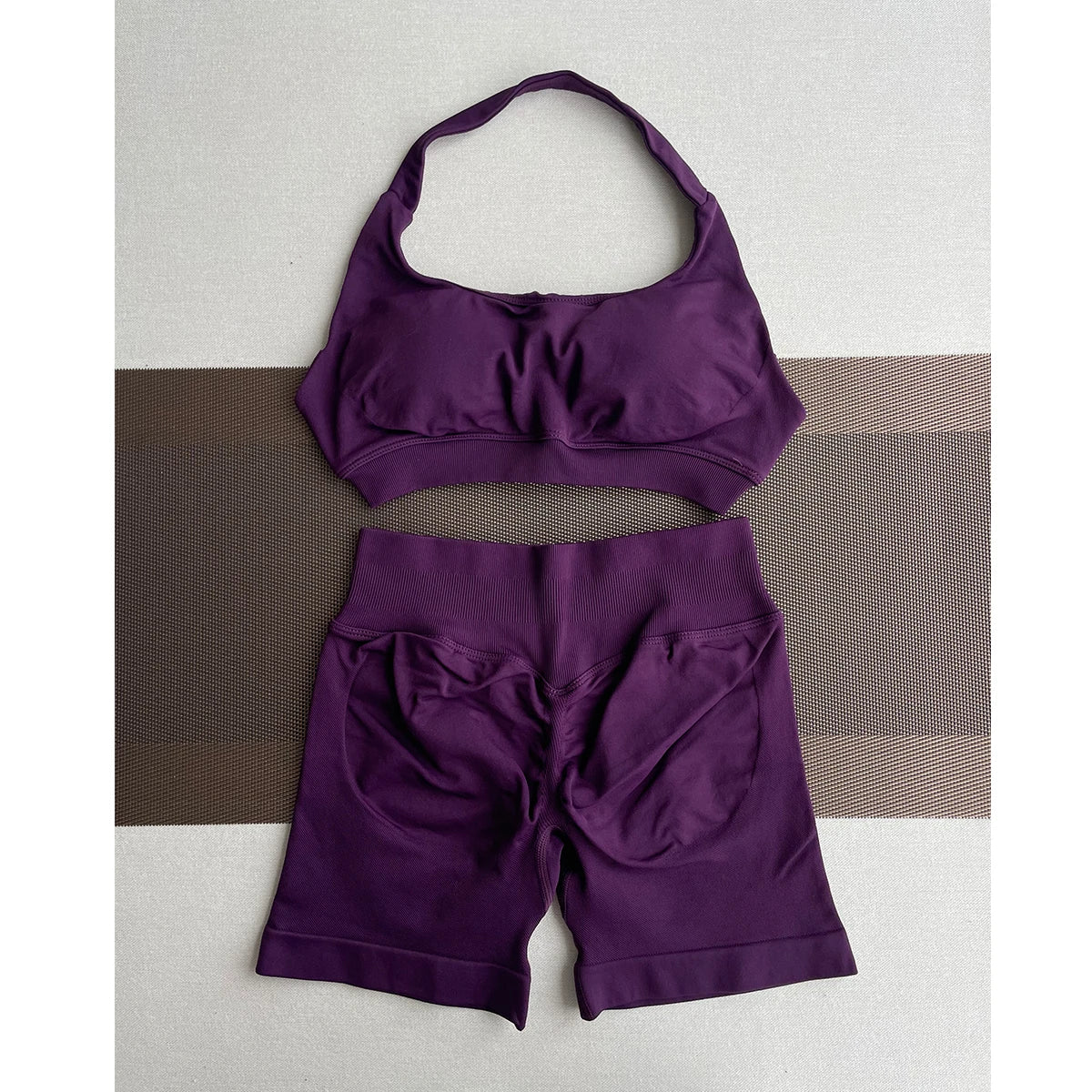 II Women's Seamless Short Set – Sports Shorts + Workout Top