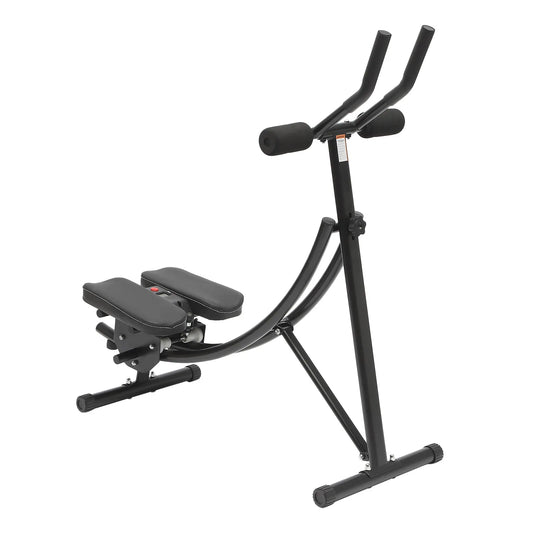 Foldable Abdominal Machine with LED Display – 0-180° Adjustable Core Trainer | Carbon Steel and Black ABS Foam