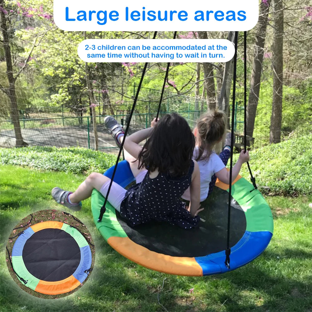 Saucer tree swing 100 cm for kids and adults – view 4