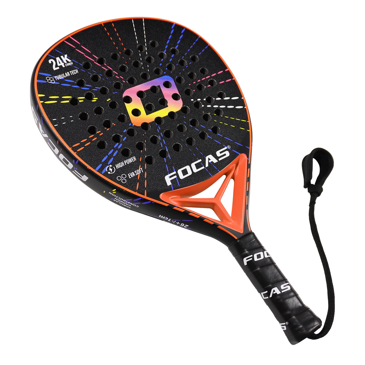 Pala de pádel de carbono 24K – Superficie rugosa, nivel avanzado