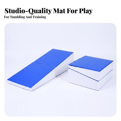 Foldable incline wedge mat for kids gymnastics – view 10