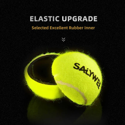 Pelotas de entrenamiento sin presión – Goma resistente, para tenis y pádel, pack de 3