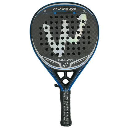 Pala de pádel de carbono 12K H-23 – Núcleo EVA, con funda y muñequeras