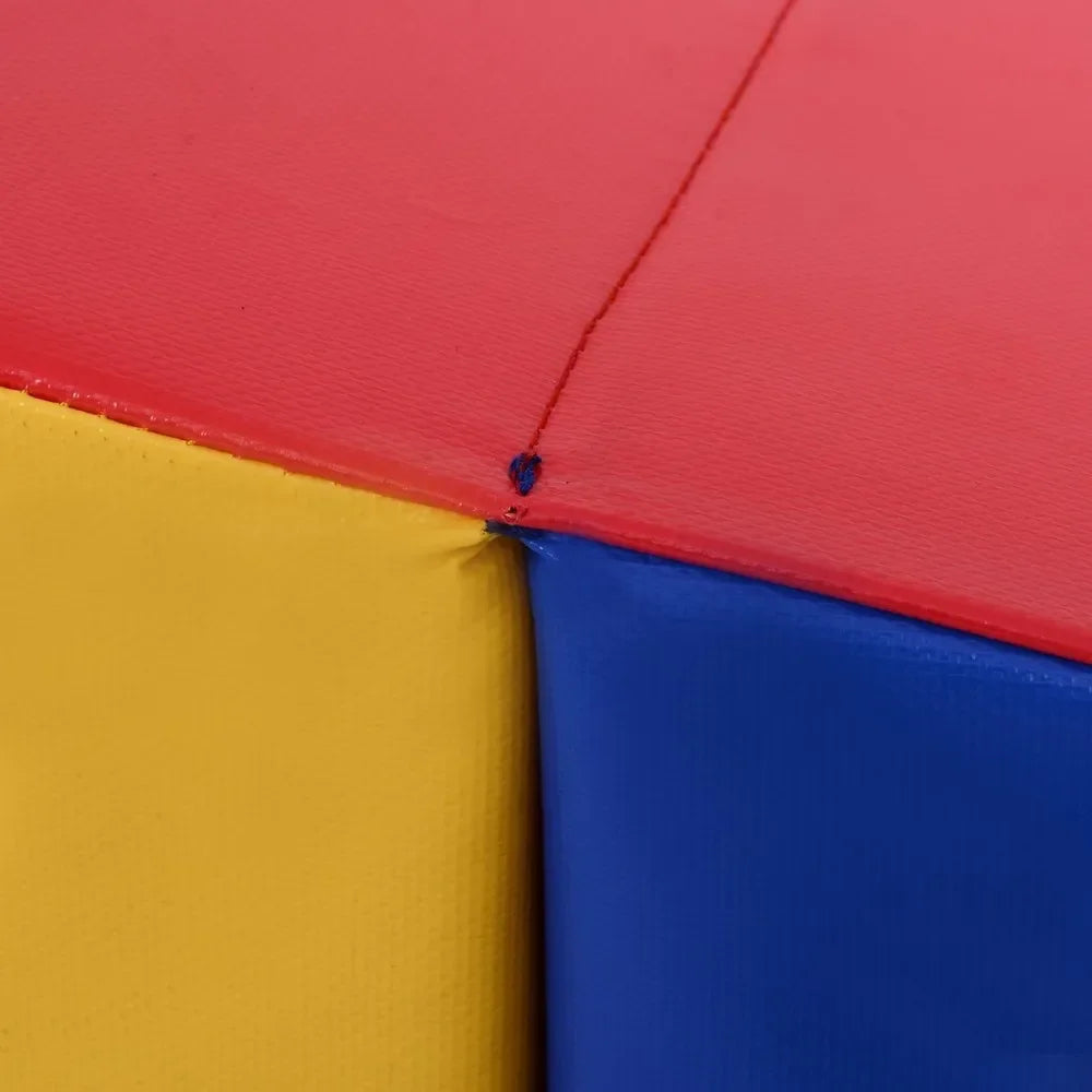Folding Triangle Gymnastics Mat for Kids – Foam Incline Wedge for Rolls & Tumbling