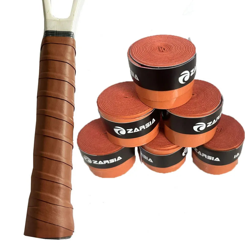 Overgrips marrón retro para pádel y tenis – Pack de 6