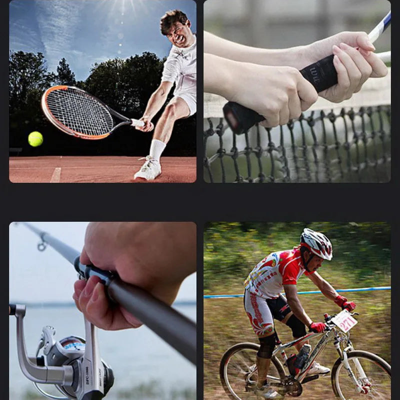 Overgrips marrón retro para pádel y tenis – Pack de 6