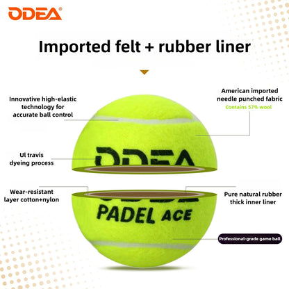 Pelotas de pádel Ace, Rose y Tour – Bote al vacío, bote alto, fieltro americano