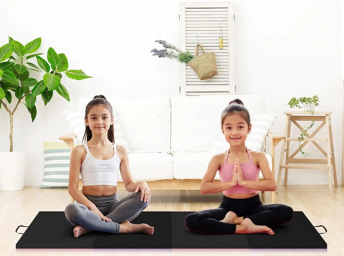Folding gymnastics mat 180 x 90 cm, 5 cm thick – view 3