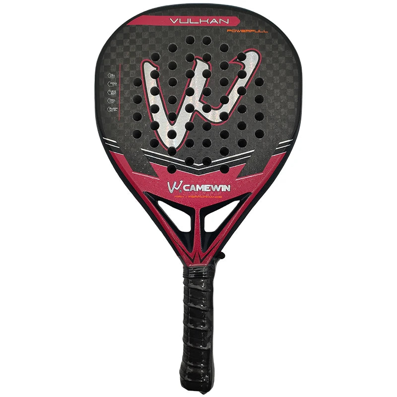 12K Carbon Fiber Padel Racket H-27 / H-28 – EVA Core, with Bag & Sweatbands