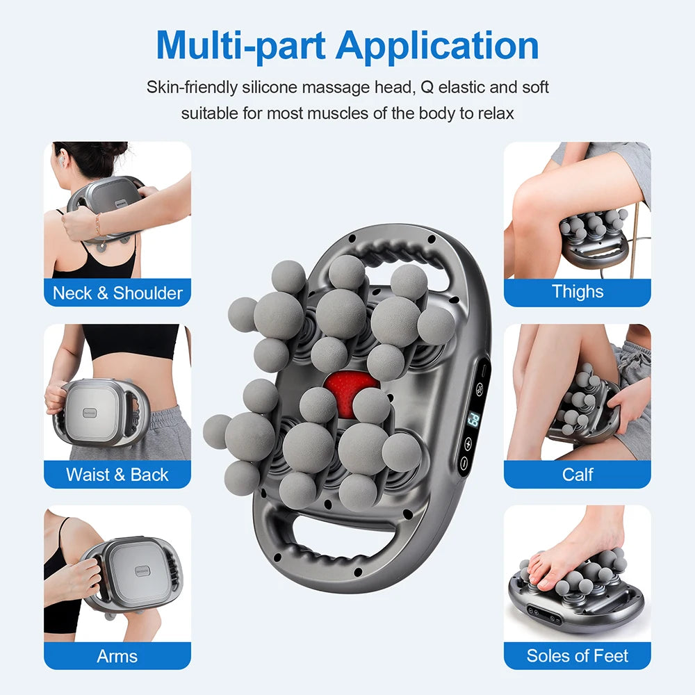High Frequency Sports Massage Gun – 22, 24, 28, or 30 Head Options 💪 Recover your body like a professional athlete