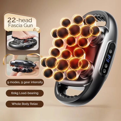High Frequency Sports Massage Gun – 22, 24, 28, or 30 Head Options 💪 Recover your body like a professional athlete