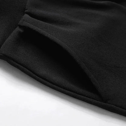 Pantalones holgados unisex de algodón - Diseño periférico de una sola pieza - Estilo hip-hop