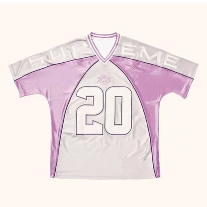 Camiseta unisex de secado rápido: estilo urbano americano, ropa deportiva con estampado grande
