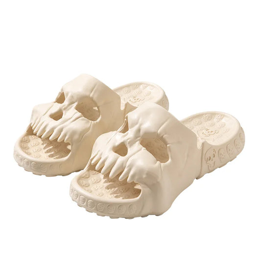 Y2K Skull Summer Sandals – Punk Style, Chunky Platform, and Non-Slip Comfort