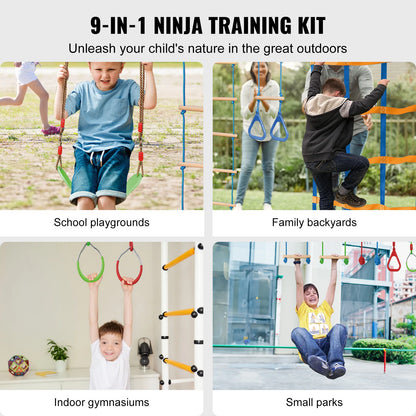 🏆 Ninja Warrior Obstacle Course – Adventure Course for Kids and Families
