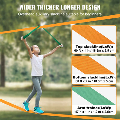 🌟 Complete Slackline Kit – Fun and Balance for Kids and Adults