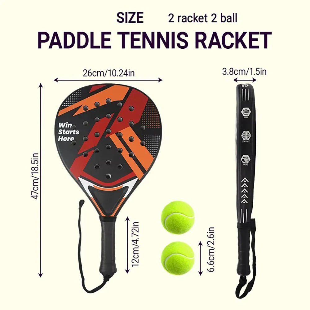 Pala de pádel para iniciación y nivel medio – Mango antivibración