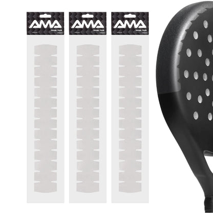 Protector para pala de pádel – Cinta de PU ligera, 55 x 360 mm, packs de 1, 3 o 5