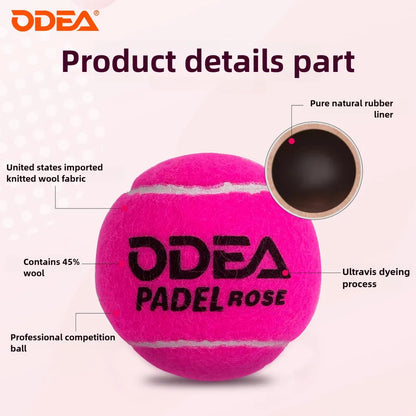 Pelotas de pádel Ace y Rose – Bote al vacío, bote alto, 2 o 4 botes